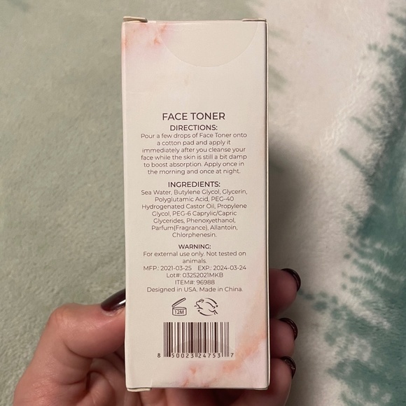 Manna Kadar Sea Minerals Face Toner 💦 - Picture 3 of 4